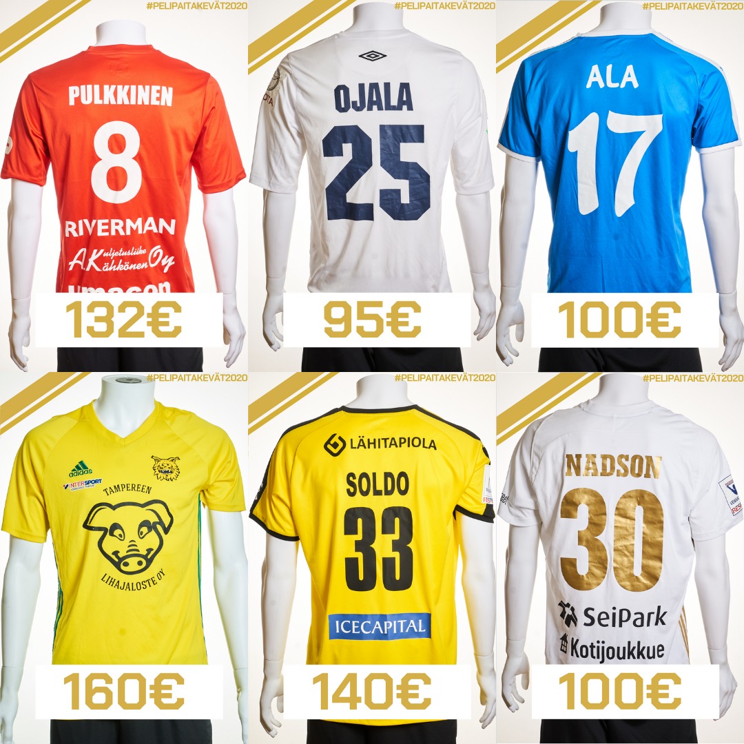 Mukavia summia <a href="/Veikkausliiga/">Veikkausliiga</a> ja @MiestenYkkonen paidoista!💥🧐⚽

Kiitos seurat ja niiden tukijat!🙏
#PelipaitaKevät2020