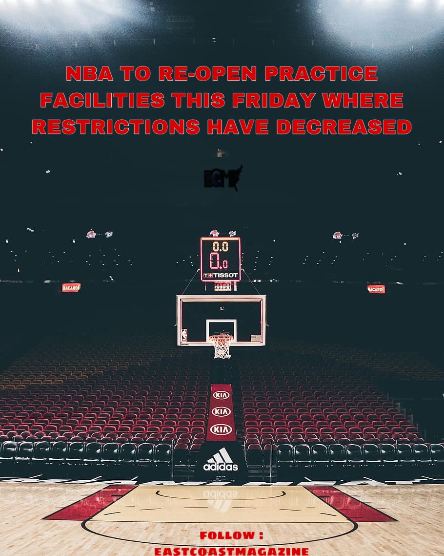 MagazineEast's tweet photo. NBA To re-open facilities where restriction have decreased . What are your thoughts ?
Follow ( eastcoastmagazine ) on Instagram #ECMagazine https://t.co/xIrDkQH0Tr