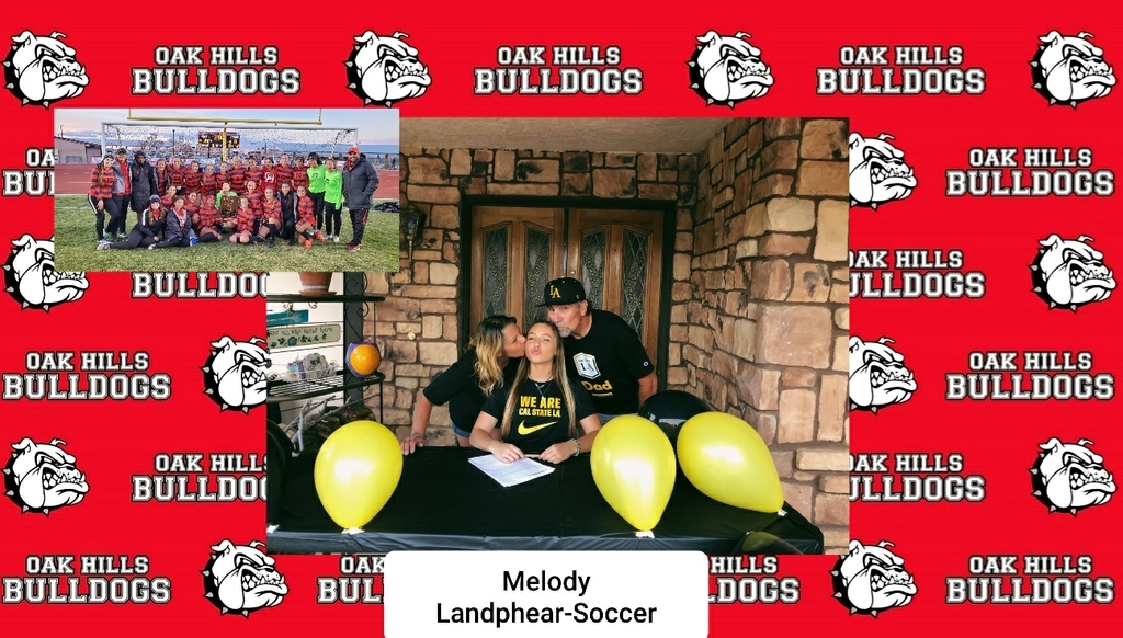 OHHS_bulldogs's tweet photo. Melody Landphear signs her letter of intent to play soccer at CSULA next year! Melo, thank you for always having such a positive attitude, a tremendous work ethic, and for leading our girls soccer team to its first CIF-State Championship! Always a great day to be a Bulldog! https://t.co/Q8okO513JR