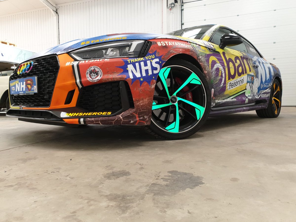Barry of @barrpersonnel asked if we could come up with a new eye catching #wrap to honour &amp; thank #NHS &amp; #Keyworkers we couldn’t say no! Please donate if you can justgiving.com/fundraising/ba…
Thank you @darren_birdie for allowing us to use his artwork <a href="/captaintommoore/">Captain Sir Tom Moore</a> 
#thankyounhs