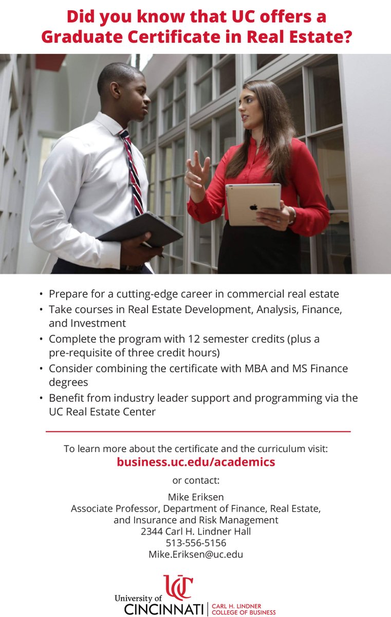 UC Real Estate Center tweet media