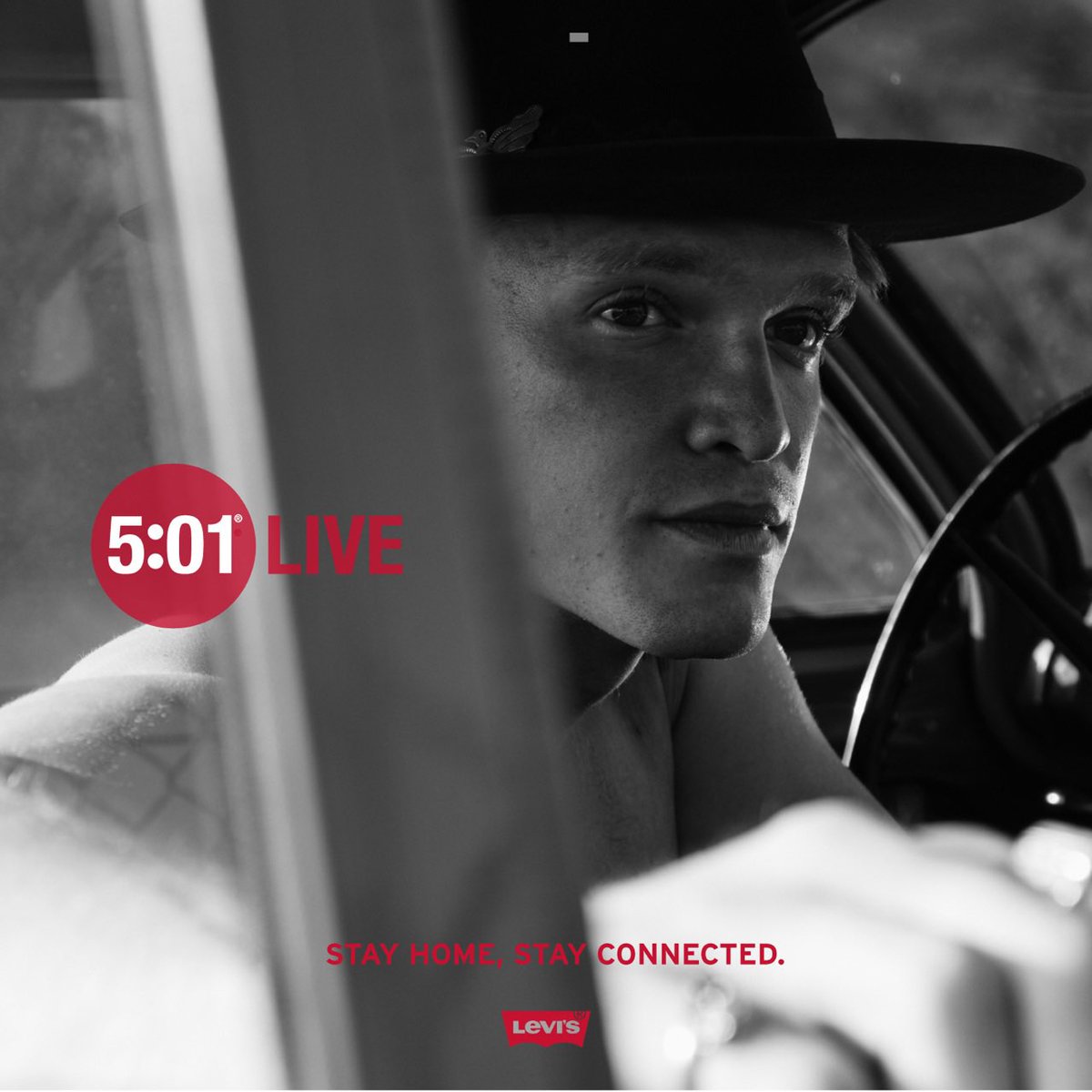 CodySimpson's tweet image. Today at 5:01 pm PST I’ll be live on @levis Instagram for an acoustic jam &amp;amp; chatting with you all. Tune in and join me. Let’s hang from home &amp;amp; stay in this together! 🏴‍☠️