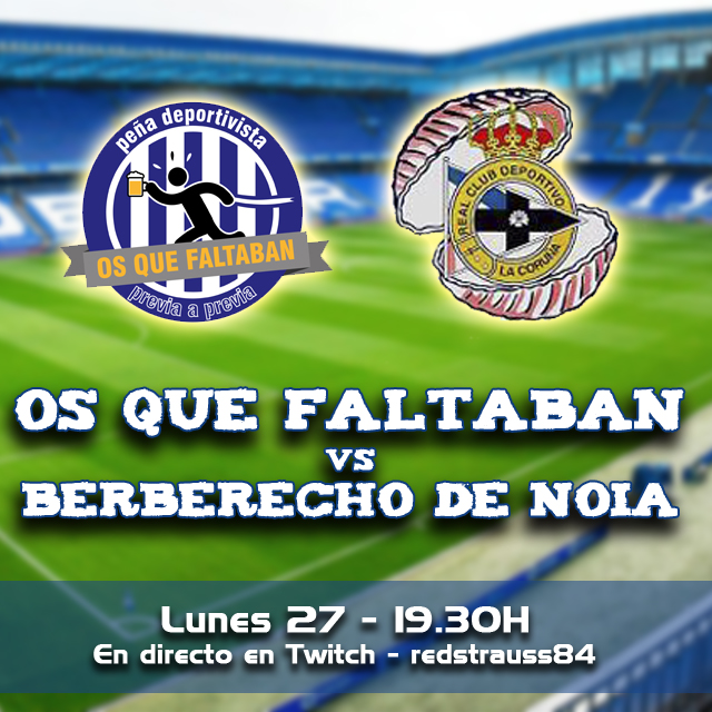 OsQueFaltaban's tweet photo. Comezamos en apenas uns minutiños!!!! En directo ás 19.30h a través de https://t.co/IVJ9XRBqnD @pberberecho @fpdeportivistas @XPeSports_ https://t.co/bDo2u4BDqZ