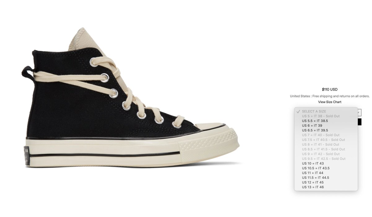 fear of god converse restock