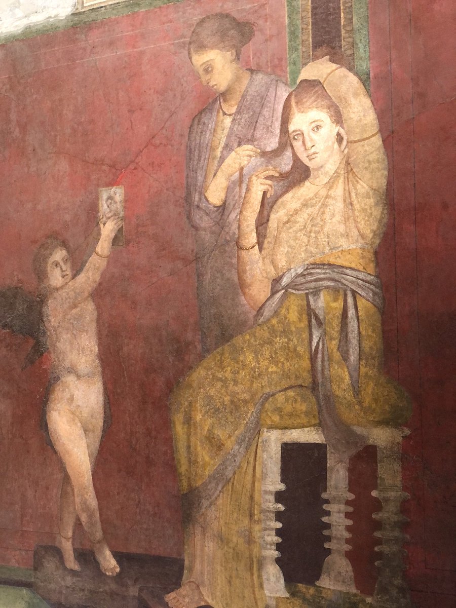 kristiinlondon's tweet photo. @Liam_Ball92 #yellow robe from this amazing wall painting at #Pompeii #Italy #colourgames https://t.co/PYnko4zMsg