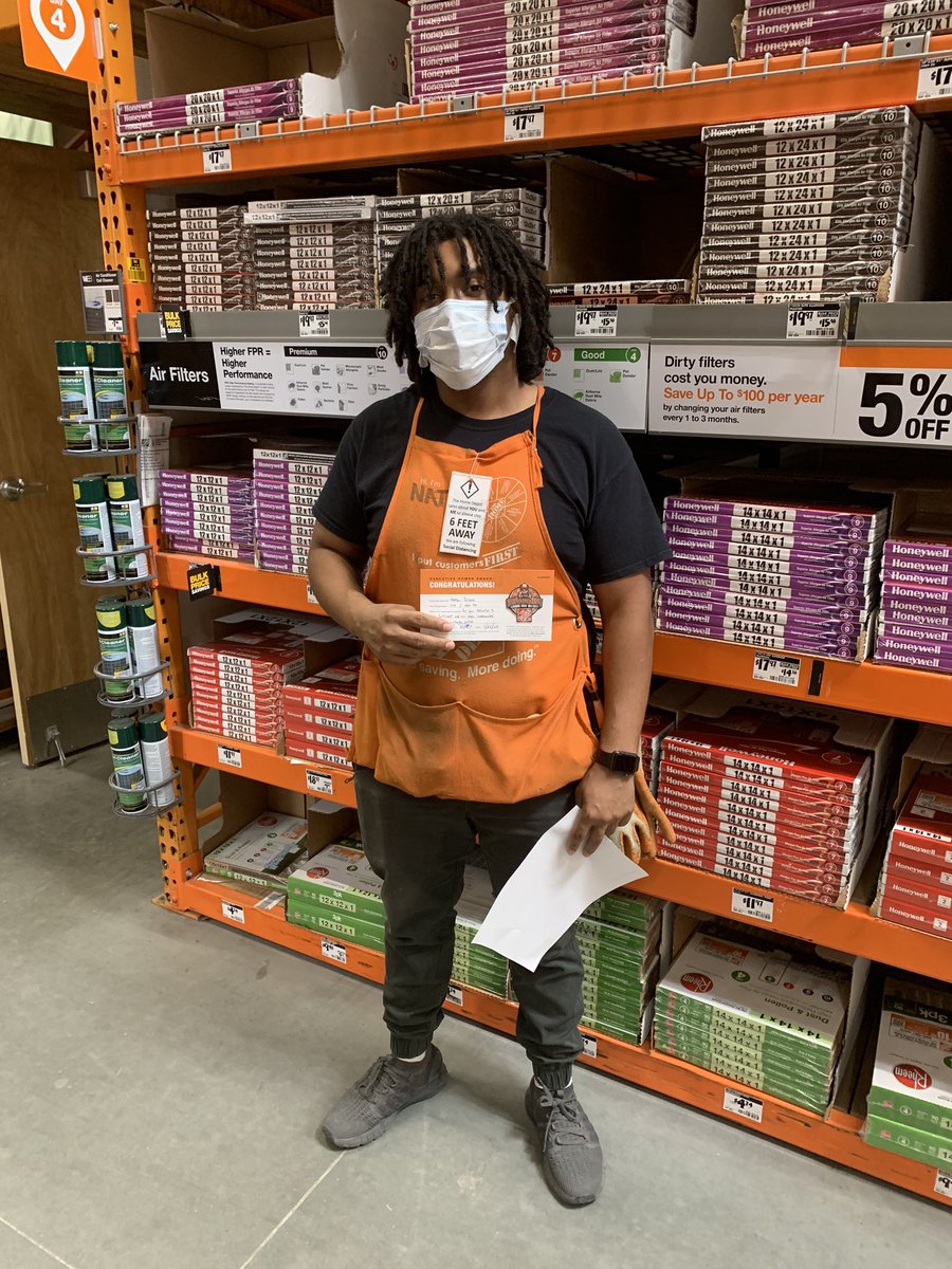 So proud of Nate and being able to present him with his executive award from Supply Chain SVP Stephanie! Nate is Doing an awesome job as an OFA is this crazy online order time!