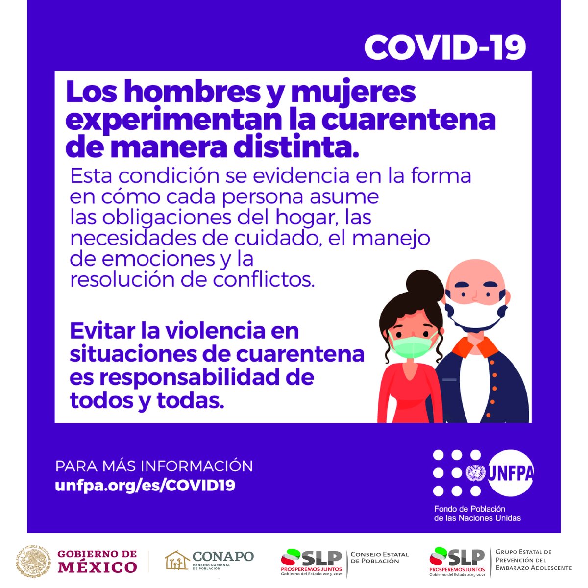 COESPO_SLP's tweet photo. Evitar la violencia en situaciones de cuarentena es responsabilidad de todos y todas.
#Covid19
#Quédateencasa
#Susanadistancia https://t.co/vlH1tvi3kF
