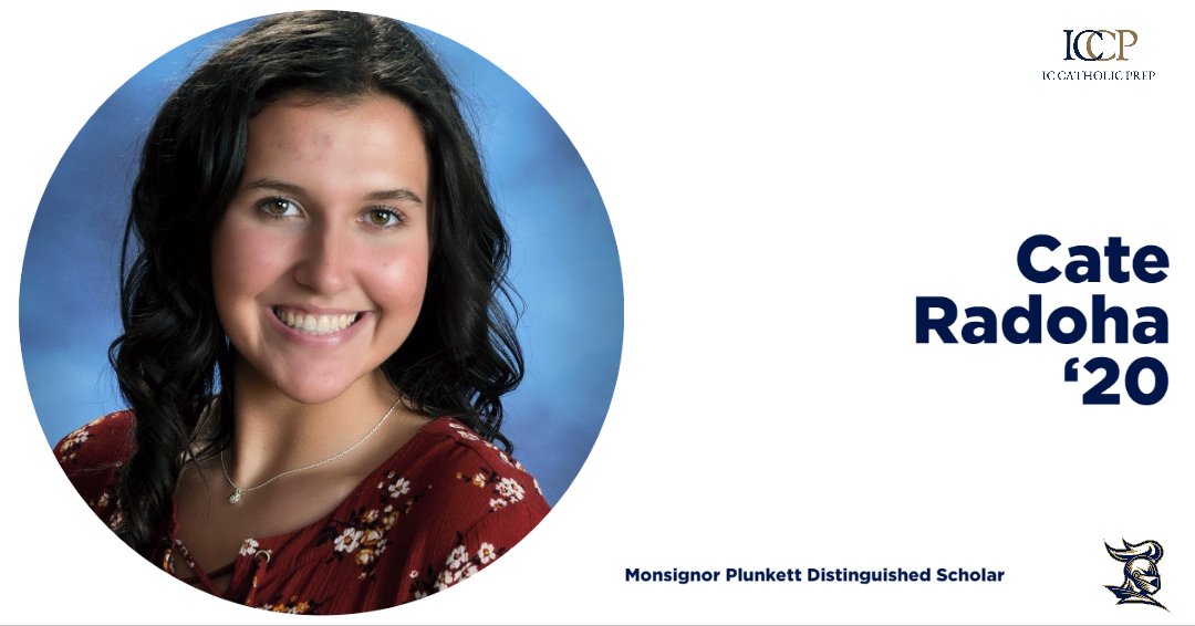 ICCatholicPrep's tweet photo. Cate Radoha ’20 Believes in Hard Work. She is a Monsignor Plunkett Distinguished Scholar – Class of 2020. Among her top college choices is the University of Wisconsin-Madison. Read more >> https://t.co/fjTqbHGmwT.

#believeinhardwork #knightup217 #leagueofknights https://t.co/tT3Z71Ue2K