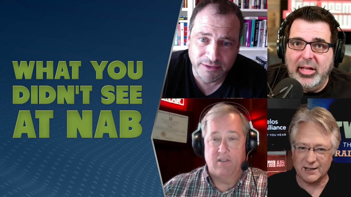 BroadcastPix's tweet photo. Watch the #TWiRT podcast as Kirk Harnack interviews Broadcast Pix’s Jeff Adams in "What You Didn’t See at NAB". Listen as Jeff talks about new RadioPix #visualradio systems and how they were designed to simplify live radio broadcasting and streaming. https://t.co/8tGgjFhU8n https://t.co/1Ms56wpSj8