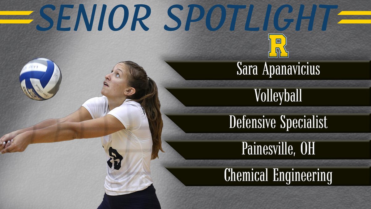 UofRathletics's tweet photo. Maya Haigis, Noah Chartier and Sara Apanavicius are today's #SeniorSpotlight recipients. Thank you for all your hard work for @RochesterFH, @RochesterTF and @UR_Volleyball over the last four years! #GoJackets https://t.co/ohIWkvUIzL
