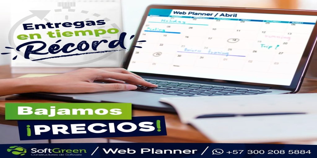 softgreenltda's tweet photo. Tu negocio está listo para iniciar con pie derecho cuando la cuarentena termine?recuerda que nuestro servicio #WebPlanner permite a clientes agendar tus servicios desde celulares. En #SoftGreen entendemos la crisis y queremos ayudarte¿cómo? bajando los precios. Info+57 3002085884 https://t.co/A0it2IYvFd