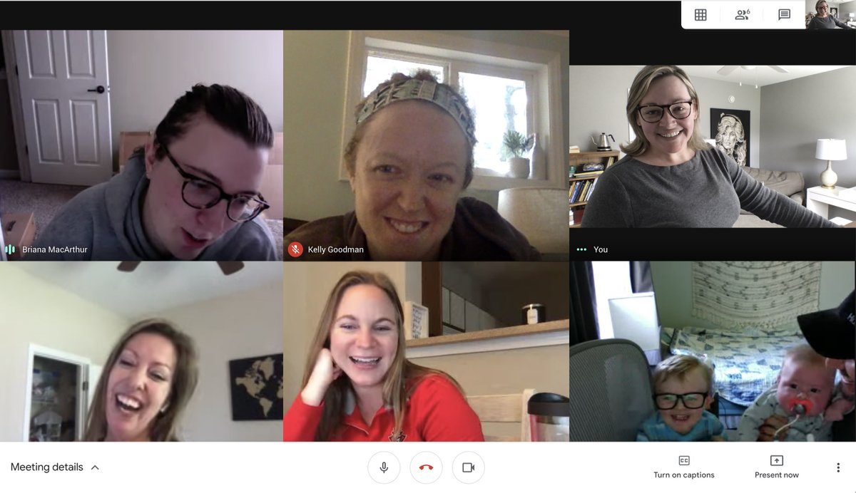 ThriveCreative's tweet photo. Two little guest stars made a surprise appearance during our Monday morning Zoom meeting. It's all hands on deck around here at #ThinkThrive! 😆😆Happy Monday! https://t.co/AKnPZAHljk