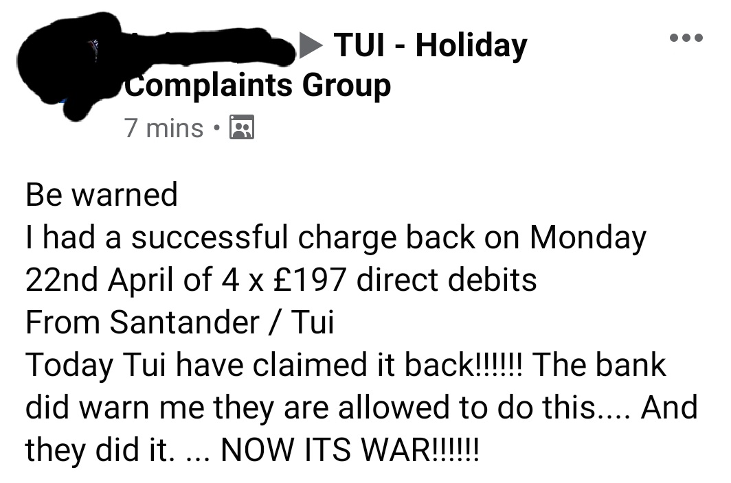 MattLong1980's tweet photo. Saw this online. Can @TUIUK legally do that?
How has the government not stepped in yet?
@WhichUK @GMB @ABTAtravel @itvnews @DailyMirror @DailyMailUK @London_T_S @BorisJohnson @MartinSLewis
#ItsRightToRefund #tuirefund https://t.co/HIPCI5Rlh0