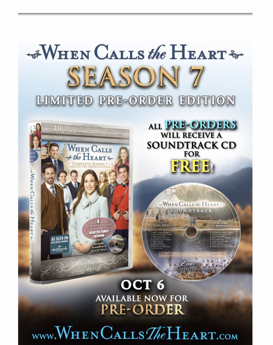 DQualls01's tweet photo. I just pre-ordered my S7 Edition! So so excited! Won’t get till October but at least I’m getting it!! #hearties #GoToEdifyFilms #orderYoursToday @erinkrakow @brbird @hallmarkchannel @WCTH_TV https://t.co/osAdF3aXST