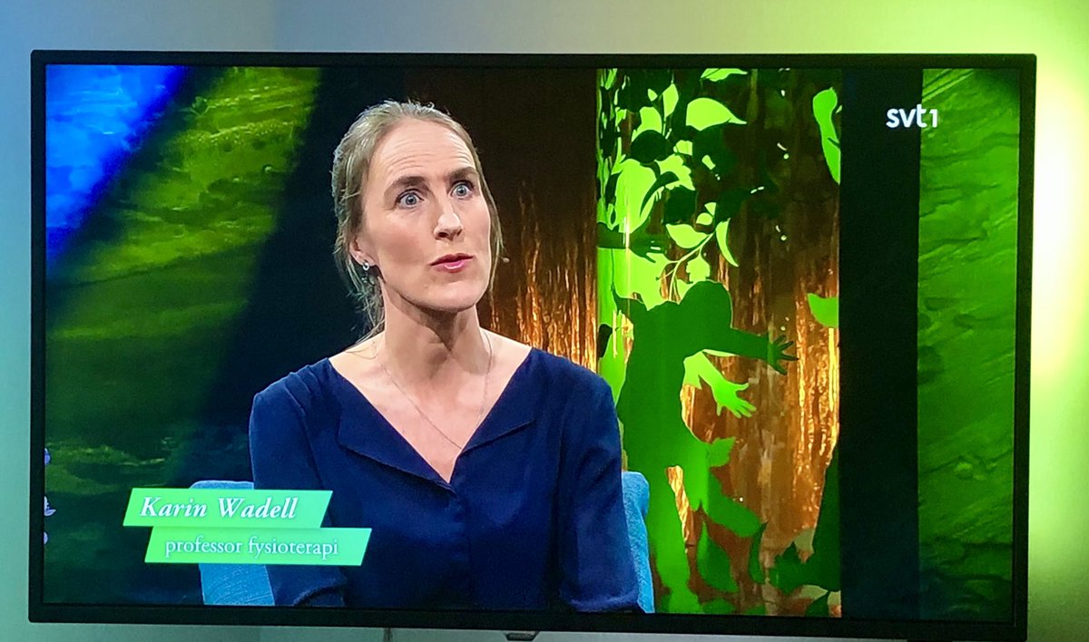 StefanJutterdal's tweet photo. Bra och informativt med goda råd om andningsträning och #rehabilitering vid #covid19 i @svt ”Fråga doktorn” ikväll med bl.a Karin Wadell, professor i fysioterapi https://t.co/J6t2ULCyrc @umeauniversitet 
@fysioswe https://t.co/BYXPK2TkAD
