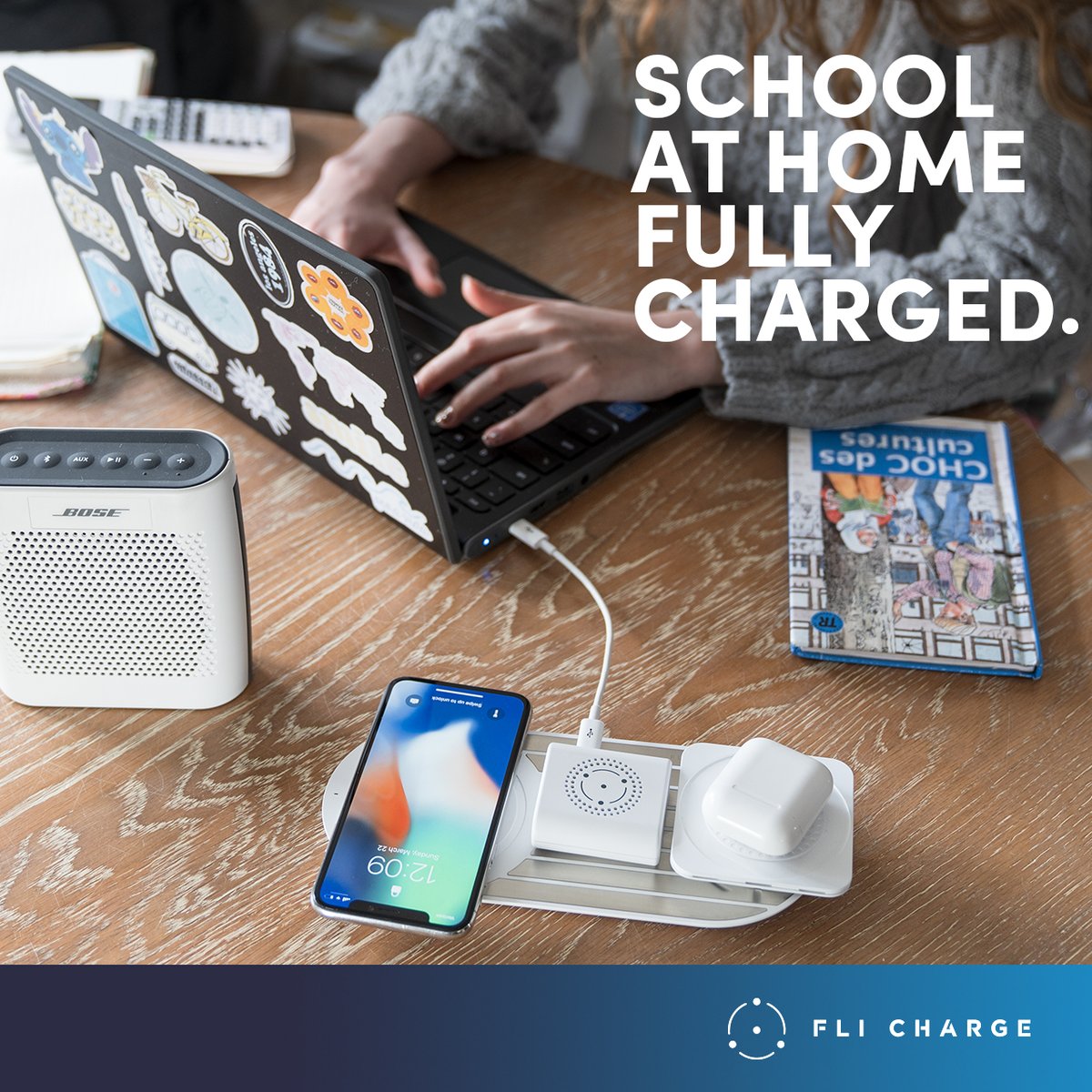 FliCharge's tweet photo. Keep your homeschool charged up while your kids learn at home. FLI Charge keeps all batteries charged in the tidiest way possible. Start shopping here: https://t.co/WSLgIJRzr3 #homeschool #powerahead #homelearning https://t.co/CrmiTyDih9