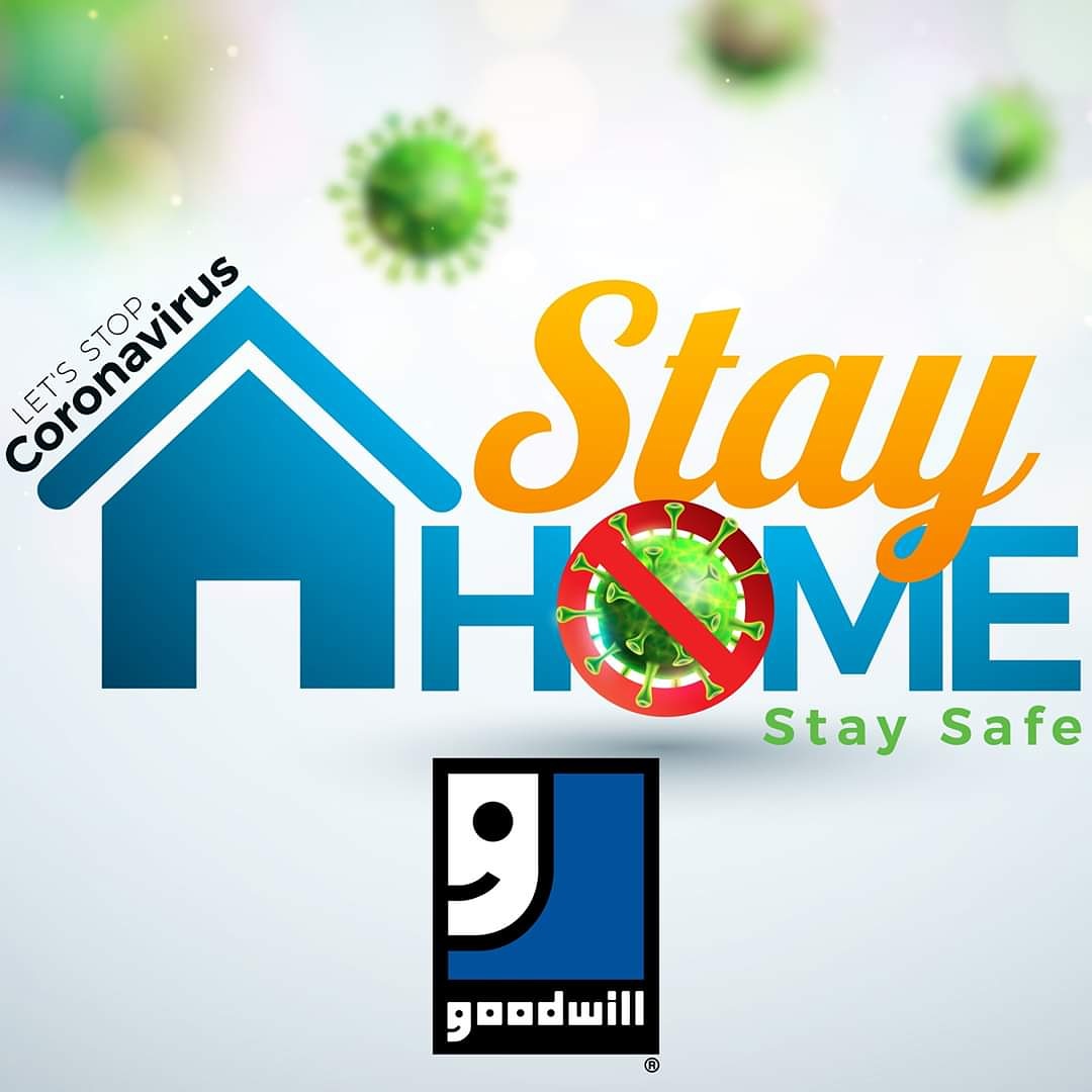 ItsAllGoodwill's tweet photo. Stay Home, Stay Safe, and Please Hold the Goods! https://t.co/3CeYMn6kJW