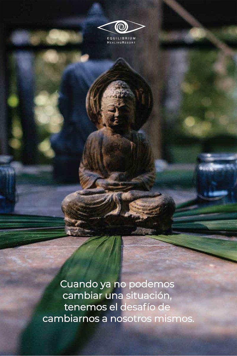 When we can no longer change a situation, we are challenged to change ourselves.

#EquilibriumHealingResort #QuedateEnCasa #bienestar #meditacion