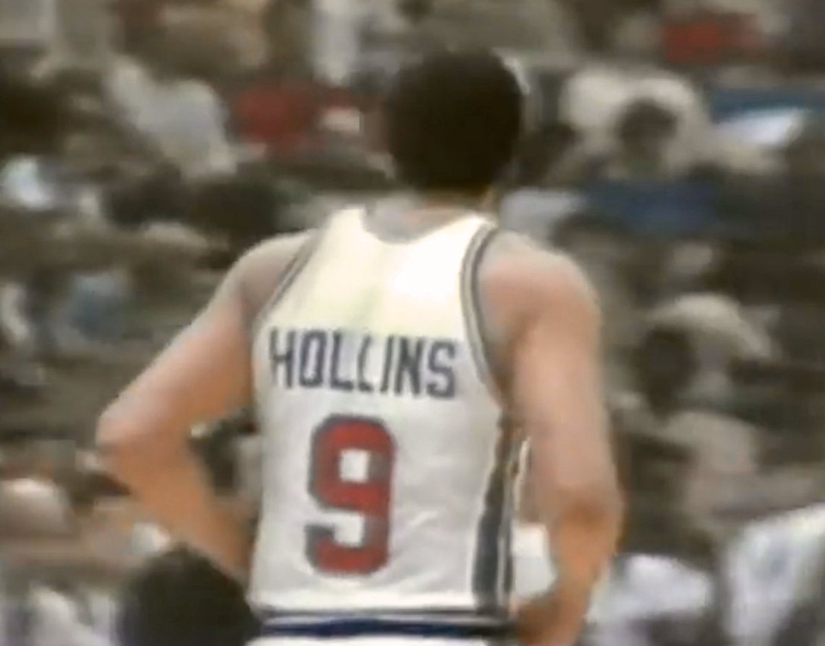 Lionel Hollins during the last of 34 career games he played with the Detroit Pistons.April 27, 1984.