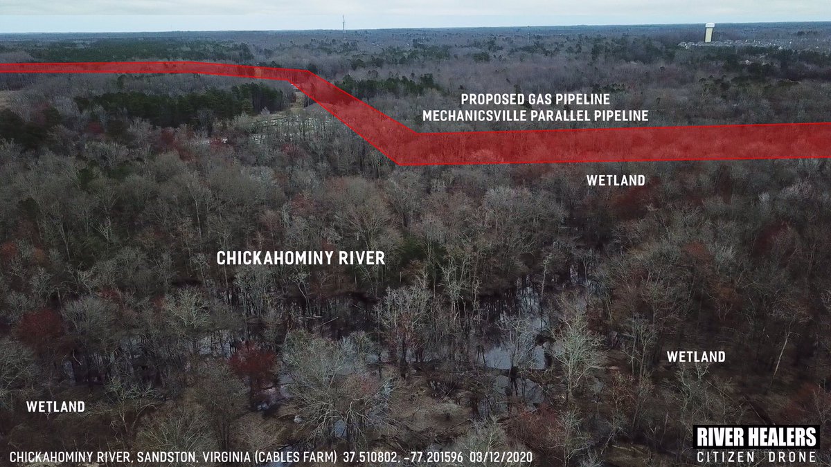 vahealers's tweet image. Protect the Chickahominy River! We must stop @VANaturalGas’s header expansion project and the Mechanicsville Parallel Pipeline! April 28 is our deadline to ask state government to stop this pipeline. Easy online form: scc.virginia.gov/casecomments/c… #HIPCheck #NoChickPipeline