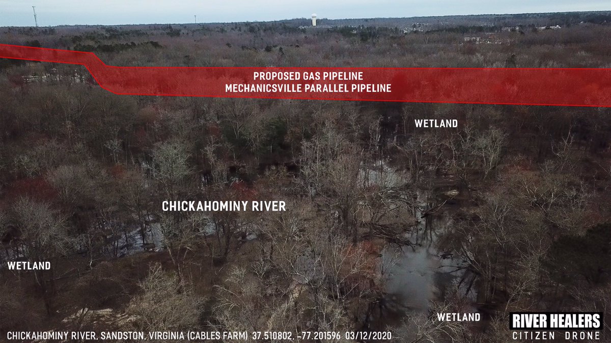 vahealers's tweet image. Protect the Chickahominy River! We must stop @VANaturalGas’s header expansion project and the Mechanicsville Parallel Pipeline! April 28 is our deadline to ask state government to stop this pipeline. Easy online form: scc.virginia.gov/casecomments/c… #HIPCheck #NoChickPipeline