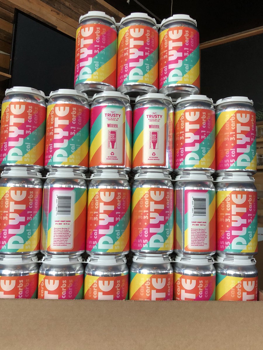 New DLYTE cans available this week! Full flavored Light Craft Beer from VanWA! Just in time for warm weather and all day drinking during quarantine!