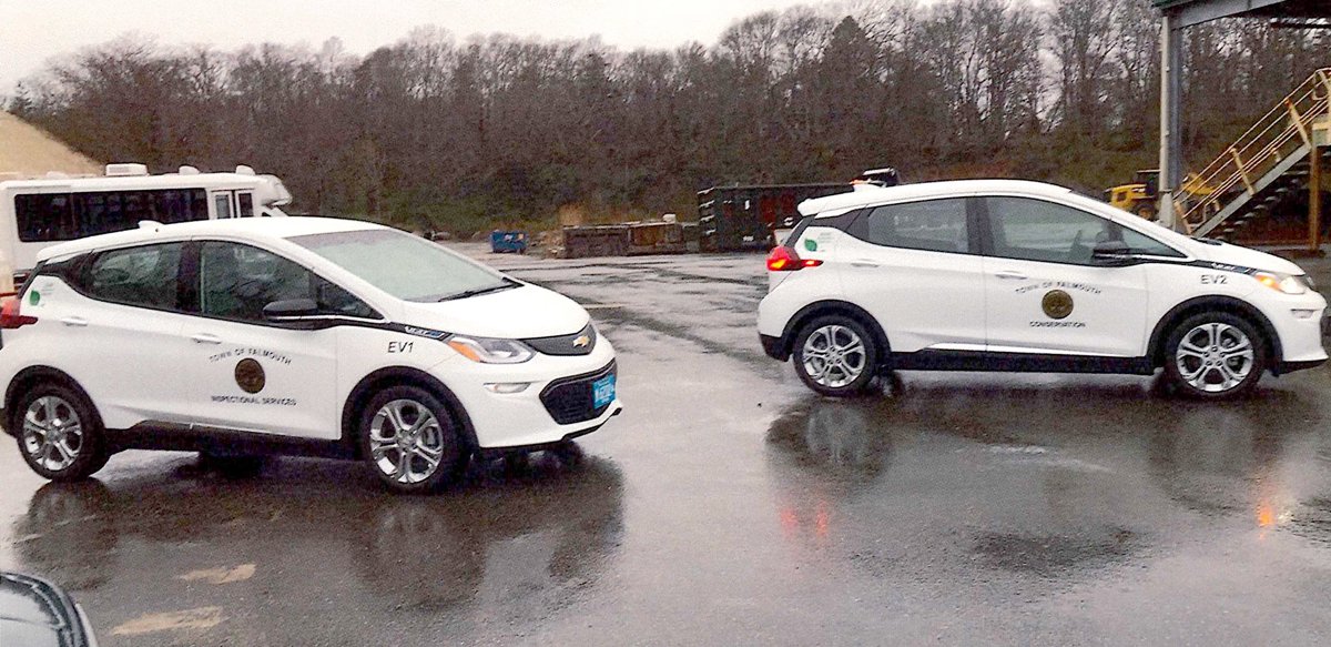 #MassEVIP program is proud to partner with #FalmouthMA to #driveelectric with new Chevy Bolt #EVs