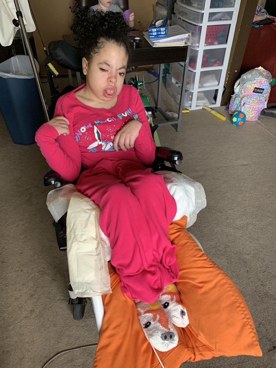 IFAS_1's tweet image. Akaiya is ready for Virtual Spirit Week at Elim. She’s got her pink pajamas on 😊@elimcs #WeAreElim #ElimSpirit