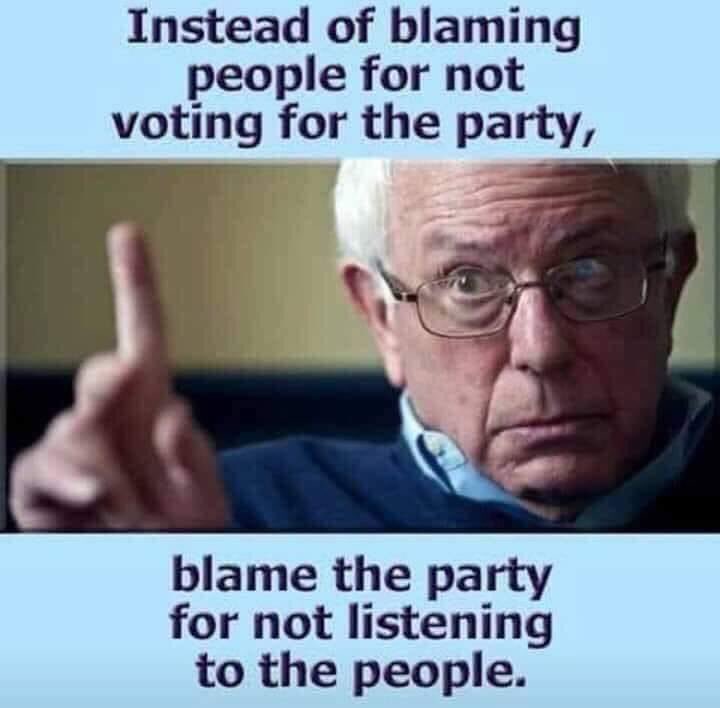 FancyNancy2018's tweet image. The DNC is no longer the party for the people. It’s just another corrupt organization just like the GOP. Once they started taking dirty money it was over. Why do you think they hate Bernie Sanders? He’s progressive grassroot and working for the American people.#BringBernieBack
