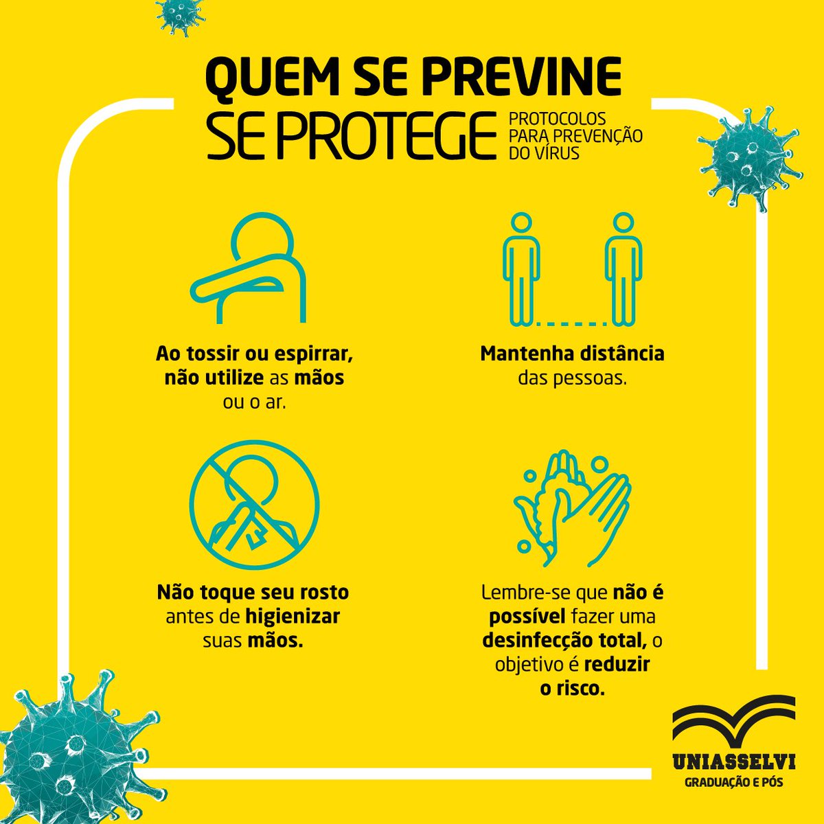 Regras bÔsicas que não podemos esquecer para prevenção do COVID-19.
#prevenção #proteção #riscos #Laveasmãos https://t.co/NcWCkrMJRl