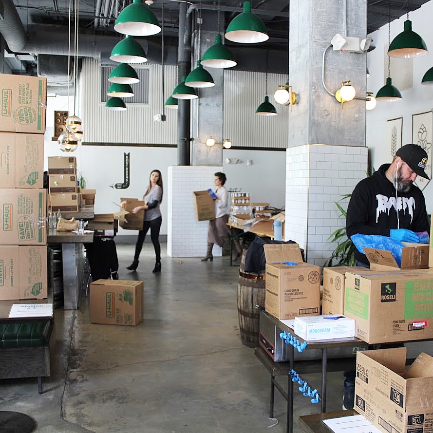 This Thursday and Friday from 3PM - 6PM we will have care boxes @littlecityral for our friends and family in the bar and restaurant industry! Each box contains enough food for two for about a week is some other essentials like TP! Tag someone who would benefit from this!