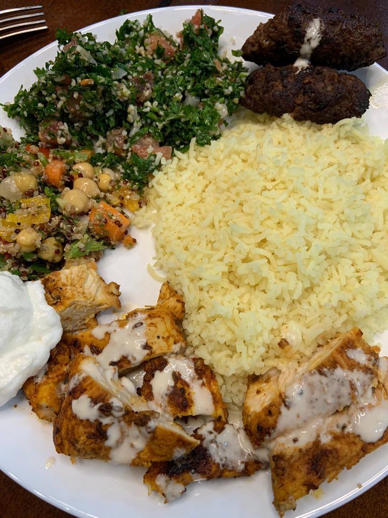 Something new I learned was how to make a shawarma plate at home! Yum! #AAMlearns <a href="/AllanAMartinPS/">Allan A. Martin</a>
