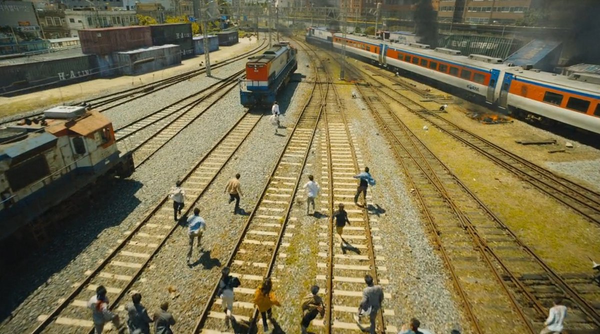 3.  #TrainToBusan Trust the Koreans to reinvent the zombie genre and put it in a setting that has so much room for tension, thrill and a rollercoaster of emotions. The little girl in this film is so good!