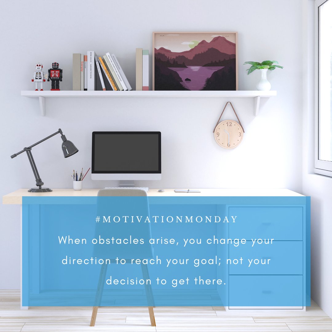 #MotivationMonday

It's important to remember that we are adaptable. The end goal still exists, the path to get there just maybe a little different. Take some time and write down the steps you need to take to be #successful in your new environment.