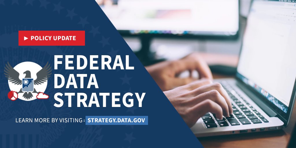 CommerceGov's tweet image. Seven #FederalDataStrategy 2020 Action Plan milestones are complete! Get all the details at strategy.data.gov/progress. #ThePMA