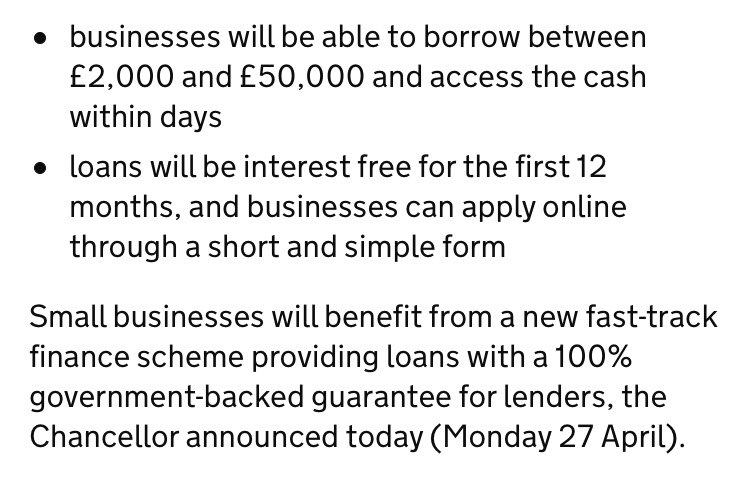 bgateway's tweet image. Today @GOVUK announced a new finance scheme providing loans for small businesses with a 100% government-backed guarantee for lenders. The Bounce Back Loans scheme will provide loans of up to £50,000. Find out more about it here: gov.uk/government/new…