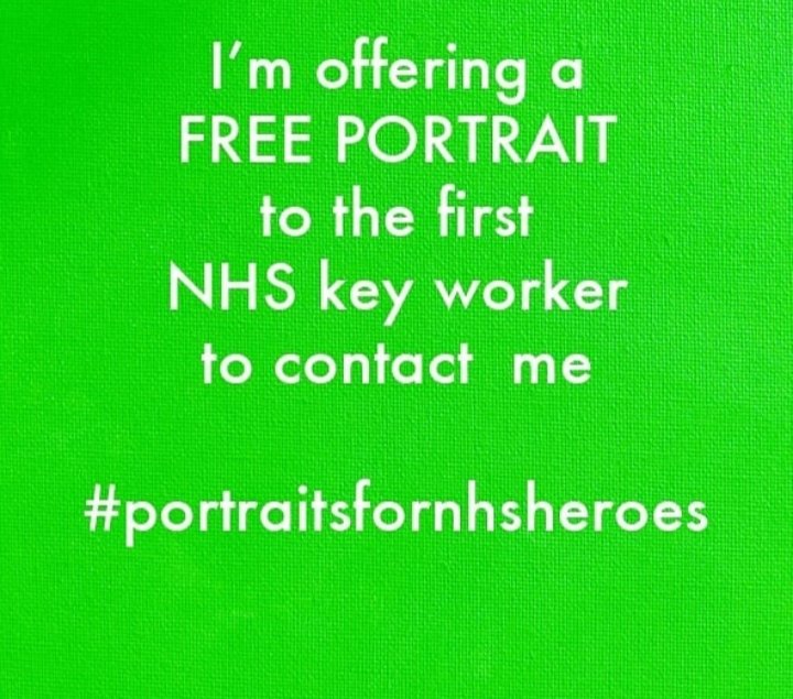 Rubenstien77's tweet photo. Please let me know if you'd like a free portrait! #portraitsfornhsheroes https://t.co/N5YiF0JhwO