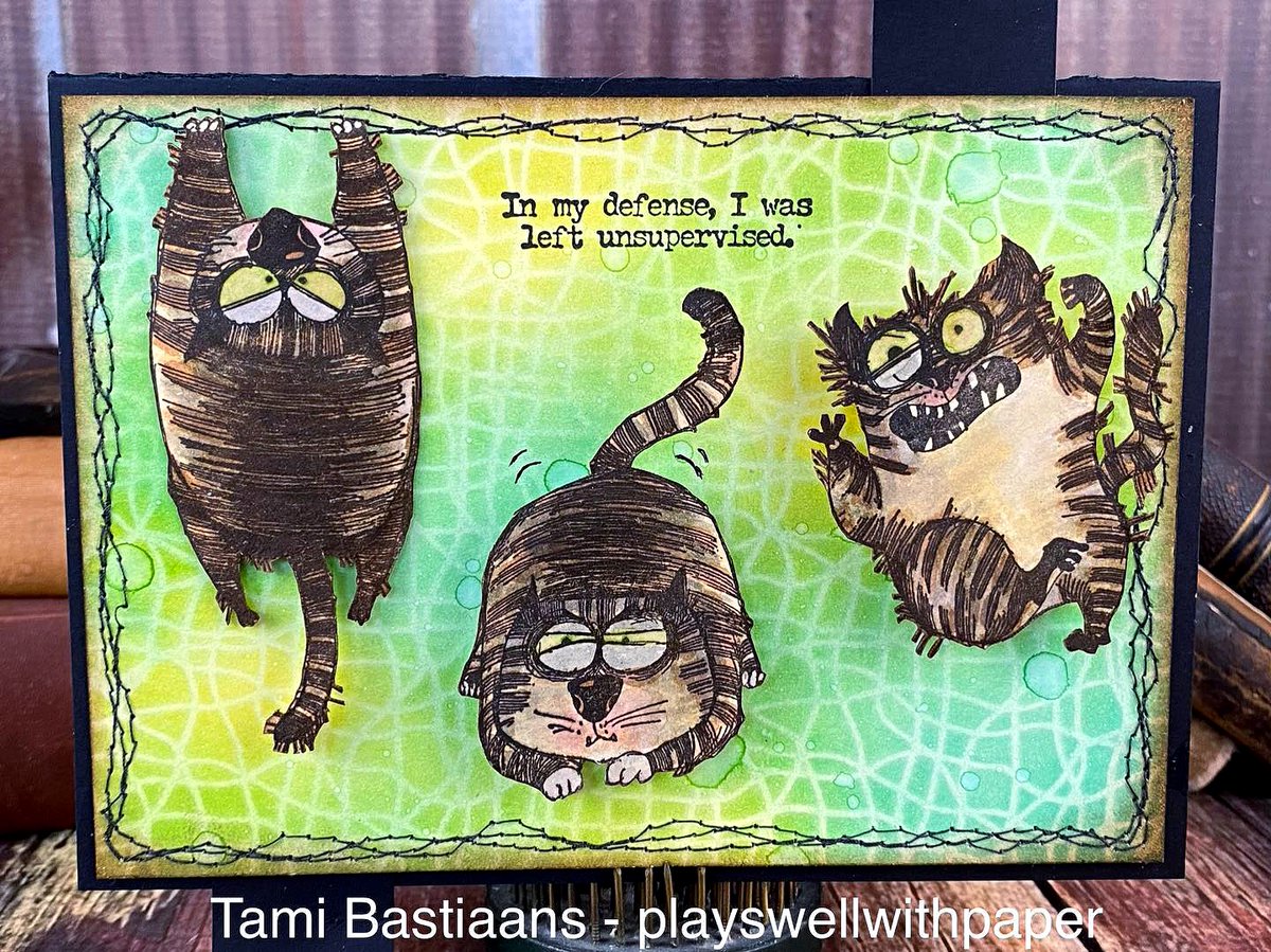stampers_anon's tweet photo. lovin' those #timholtz #stampersanonymous Snarky Cats! Come see what happens when @playswellwithpaper is left unsupervised in her studio #blog ➡️ https://t.co/RC6dzDHM4M
#snarky #cats #meow #interactivecard #repost https://t.co/bXSUMfMs3s