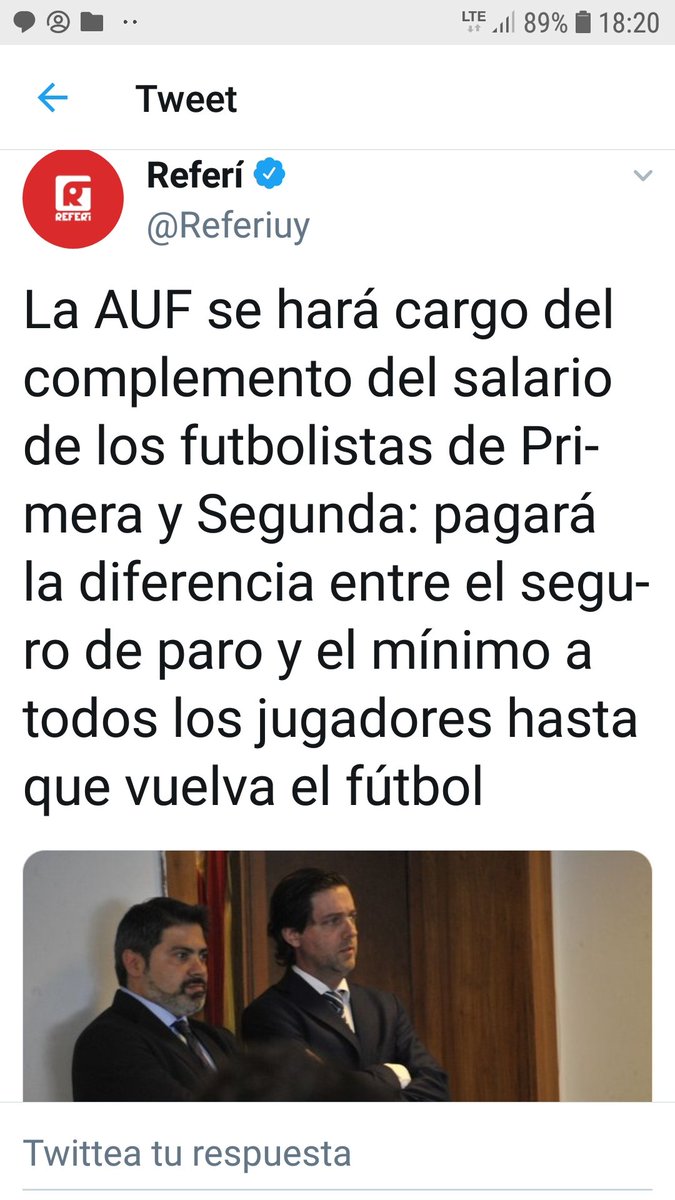 No imagino d ninguna manera q la <a href="/AUFOficial/">AUF</a> no contemple la situación d Preparadores Físicos d primera y Formativas q con contrato vigente con sus clubes están atravesando situaciónes muy difíciles. Incluso muchos no han sido alcanzados por el seguro paro. #solucionesparatodos