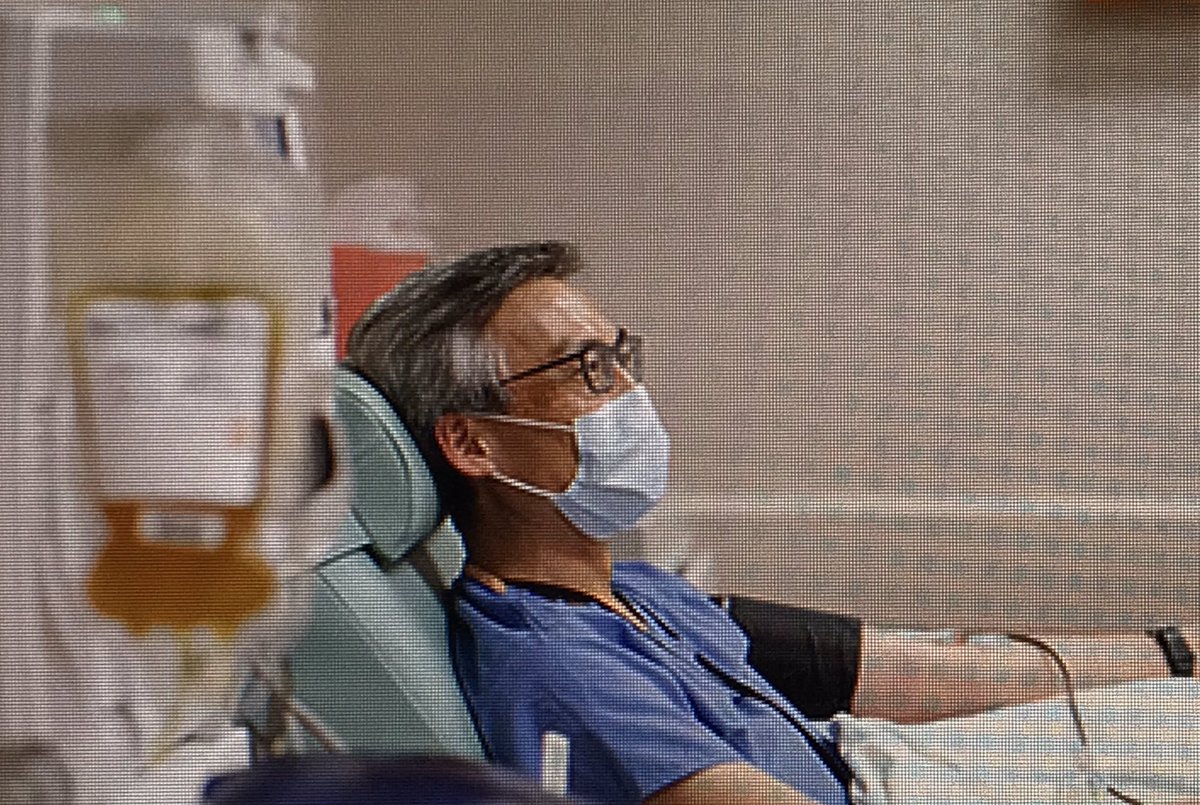 Thank you to @ColonCancerDoc - 1st #convalescentplasma donor to the @MDAndersonNews blood bank, & 🙏🏽 for efforts by @EJShpallMD @US_FDA @SteveFDA & others for a *rational* and *systematic* strategy to find treatment of #COVID19. #endcancer #oncsurgery