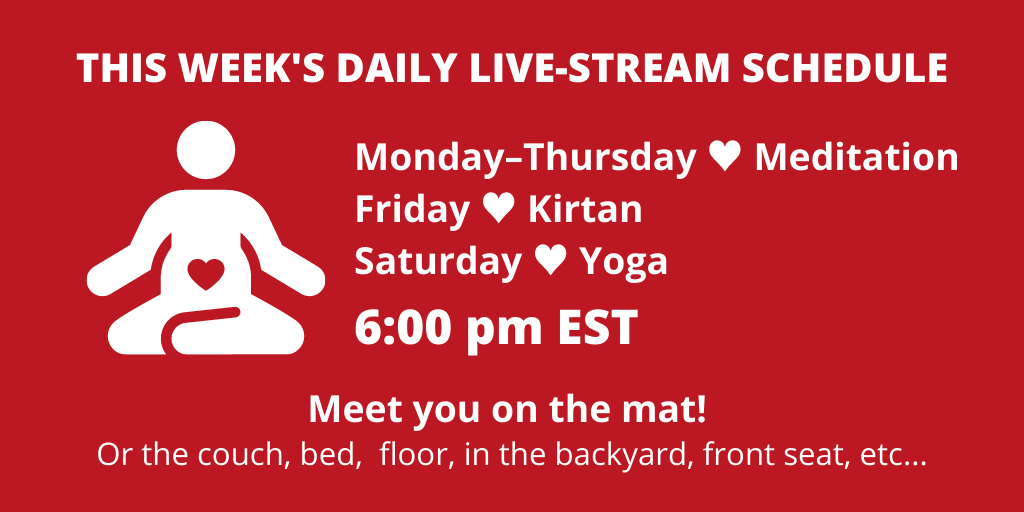 AolRetreat's tweet photo. Don't forget to join us for daily live-stream yoga and meditation! 6:00 pm EST. Watch on Facebook/AolRetreat or Instagram/artoflivingboone. #artoflivingboone #aolrc #yoga #meditate #goodvibes #love #srisri #meditation #stayhome #QuarantineLife #doitforyourself #metime https://t.co/VRyzQNV9Py