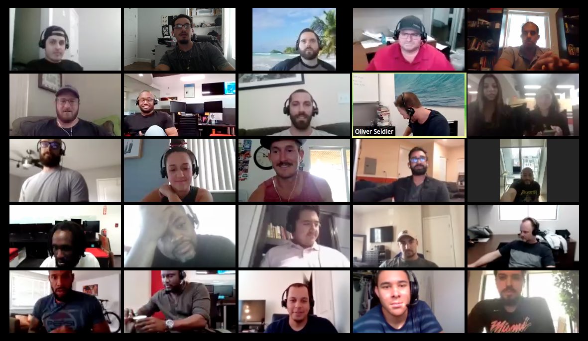 To be honest, we're starting to really love these Zoom meetings!!