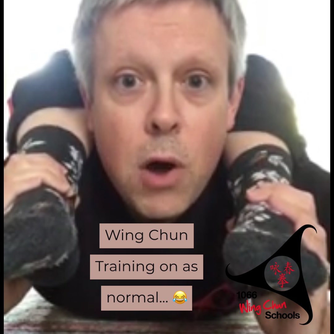 1066WingChun's tweet photo. Is this the new normal in the Digital venue? ๐ ๐๐ผ #adaptandovercome #coronavirus #fun #virusupdates #hometraining #staysafe #1066wingchunschools #wingchun #wingtsun #ipman #yipman #kungfu #martialarts #selfdefence #personalsafety #eastsussex #hastings #eastbourne #bexhill https://t.co/xfKey7bPaI