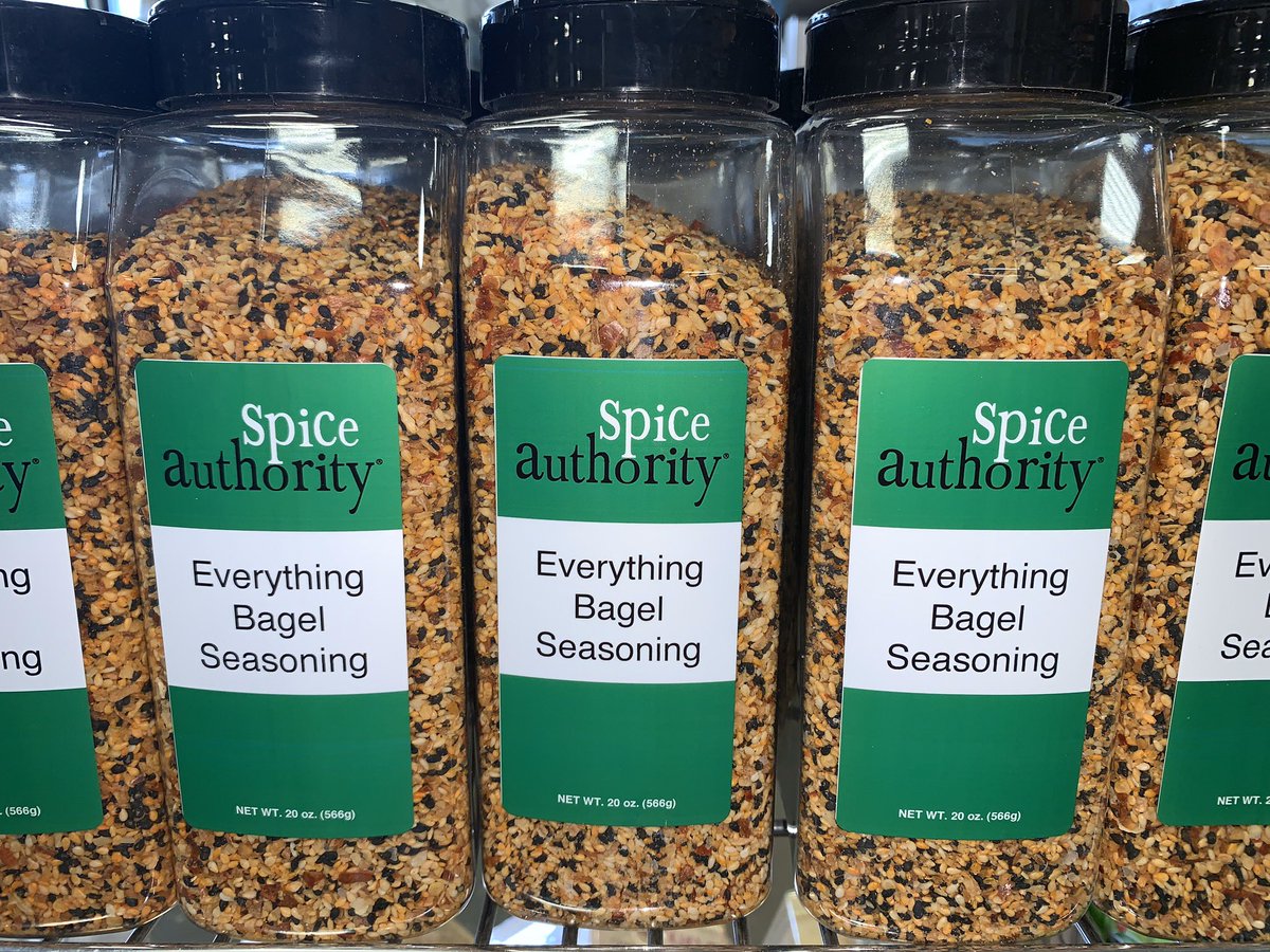 Spice Authority Everything Bagel Seasoning!!
We LOVE everything bagel seasoning.  It can be used on everything from toast, snacks, homemade bagels and more.  That is why we decided to share our own special recipe.  This delicious seasoning comes in a 20 oz package.