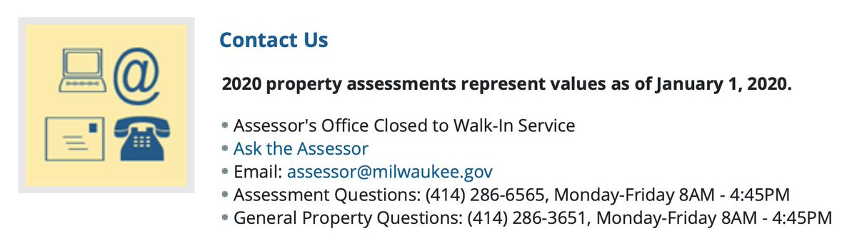 . @cityofmilwaukee Property Assessment appeals are due on MON 5/18 by 4:45PM. Link for step-by-step appeal instructions: city.milwaukee.gov/AppealsandAssi…