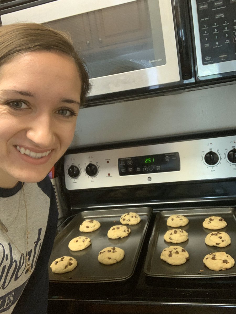 So excited about this week’s Eagle Connection because I love baking! Thanks to @MJK_PhD  for everything you taught me at UVA, and for using this incredible chocolate chip cookie recipe as a teaching moment! I have made them so many times this year! #EagleConnection @LCPSLiberty