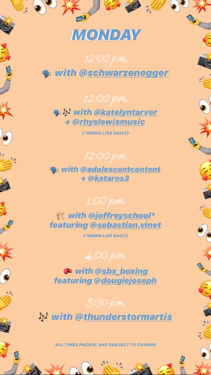 instagram's tweet photo. Meditation sessions 🧘‍♀️
Doggie advice 🐶
Creative chats 🎨
Musical performances 🎶
A whole lot more 🤩

Here’s what to watch on Instagram Live this week, with new suggestions every day ✨

https://t.co/E0HkC6kOWM https://t.co/NcLnxPFC7F