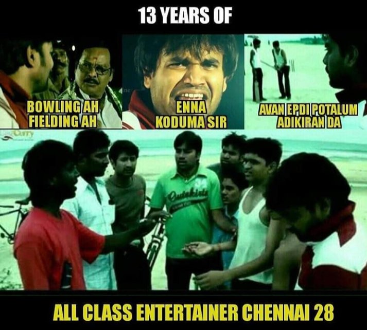 Itis_Mr_S's tweet photo. Whenever we play, that match is incomplete without these epic QUOTES ..Thank you for the memories ❤️
@Premgiamaren @vp_offl
#13yearsofchennai28 https://t.co/3DwFQyO00Q
