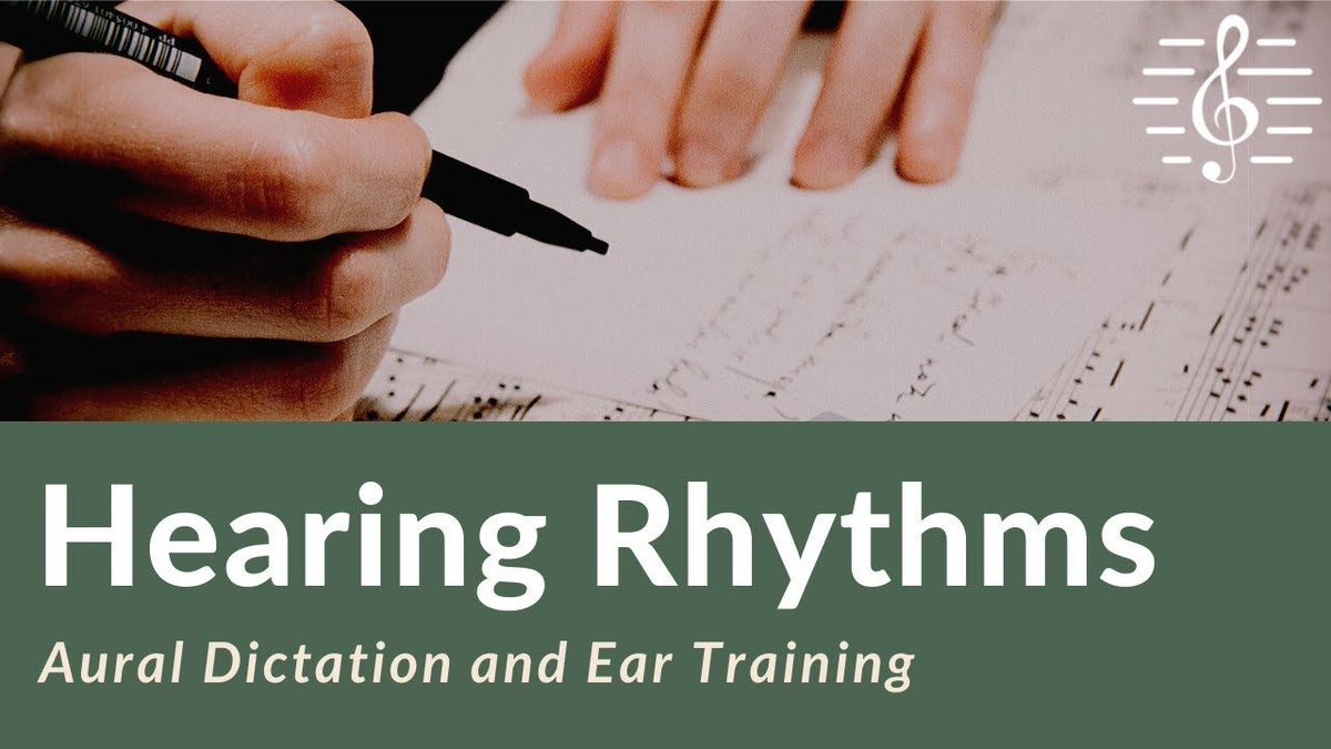 MusicMattersGB's tweet photo. Aural Dictation - Hearing Rhythms & Rhythmic Dictation
Watch here: https://t.co/OkEIDgyYma
#AuralTests #LearnMusic #TheAllRoundMusician https://t.co/zjGndJWcgP