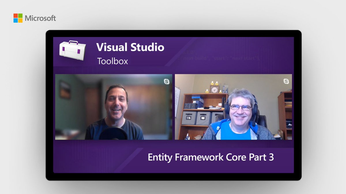 VisualStudio's tweet image. Continuing our introductory dive into Entity Framework Core, @SkiMedic shows us how to work with #SQLServer databases, from creating entities for tables to querying data.

Watch: msft.it/6013TgR4c